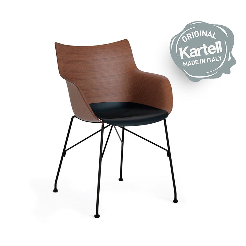Sillón Q/Wood madera oscura, Kartell